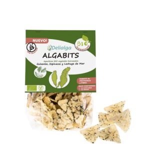 delialga snacks con algas algabits guisantes espinacas lechuga de mar